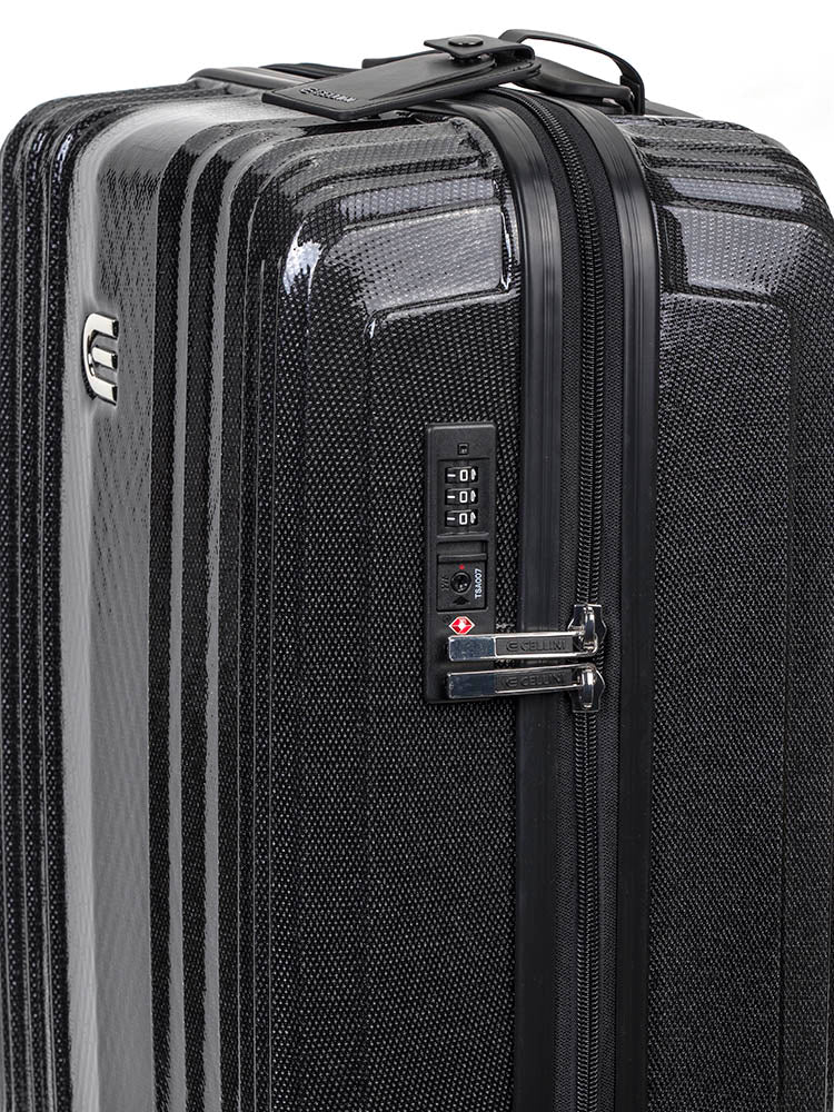 Cellini Compolite Carry On Trolley Case Black
