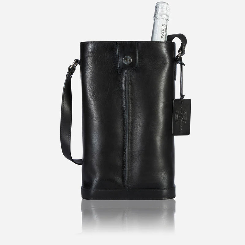 Brando BB Double Bottle Carrier With Strap Black