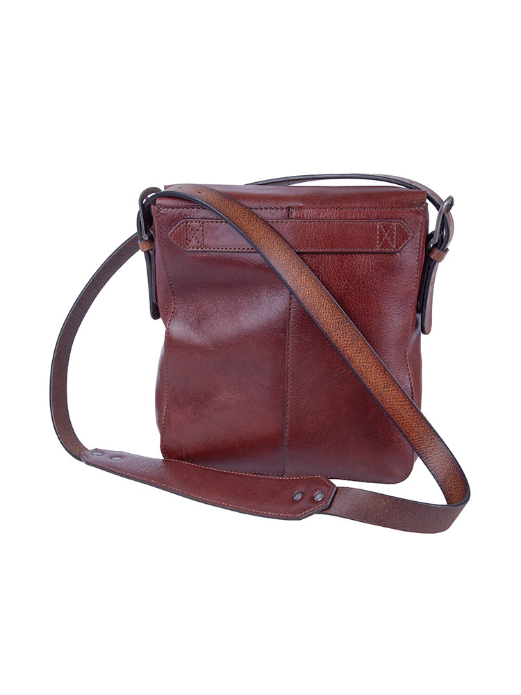 Polo Leather Osaka Sling Handbag Brown