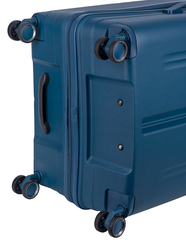 Cellini Xpedition Large Trolley Trunk Case Navy Blue