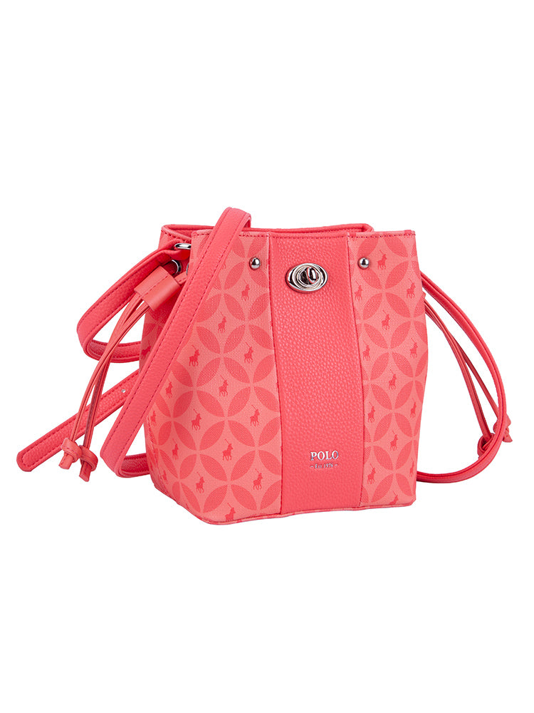 Polo Belize Mini Bucket Sling Coral