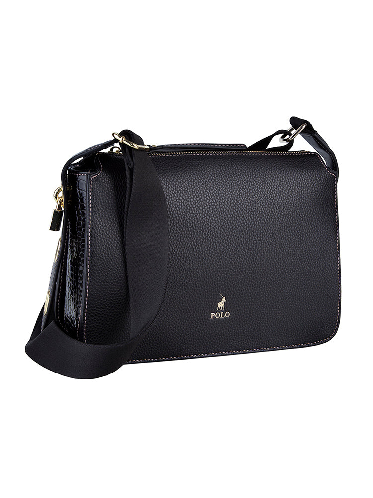 Black polo outlet bag