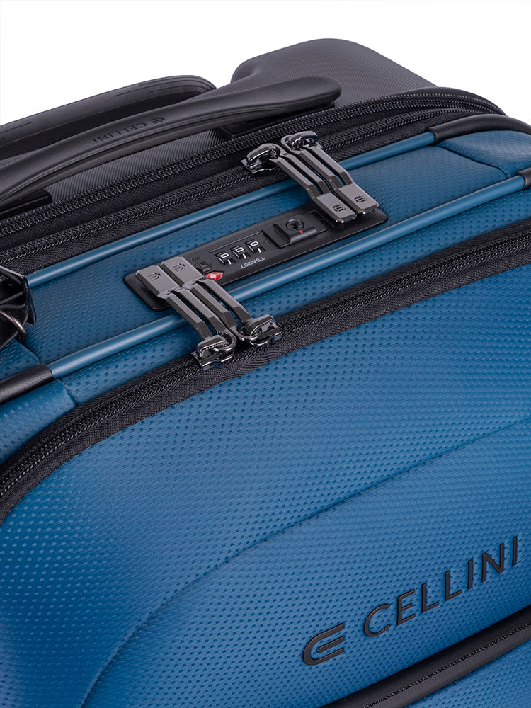 Cellini Pro X Carry On Trolley Case Blue