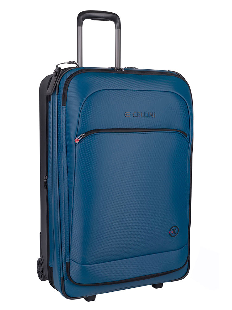 Cellini Pro X Large 4 Wheel Trolley Case Blue