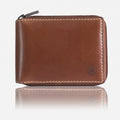 Jekyll & Hide Texas Large Zip Around & Coin Wallet Clay
