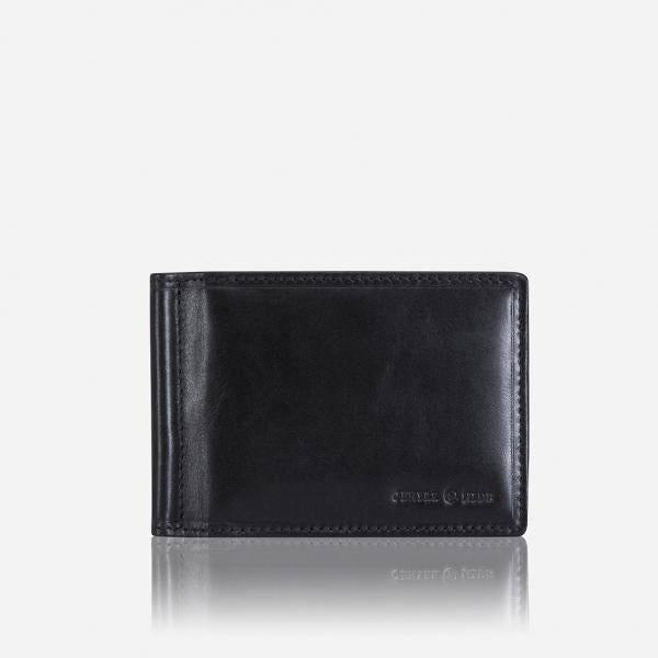 Jekyll & Hide Traditional Oxford Leather Money Clip Wallet Black