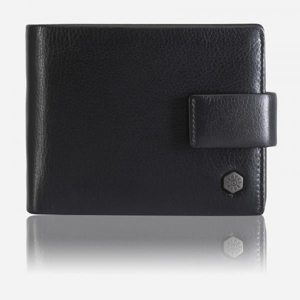 Jekyll & Hide Monaco Trifold Leather Wallet Black
