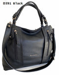 Bella Bianca Leather Handbag Black