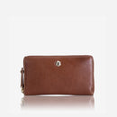 Jekyll & Hide Leather Medium Zip Around Purse Tan
