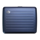 Ogon V2L Anodised Aluminium Smart Case Card Wallet Navy Blue