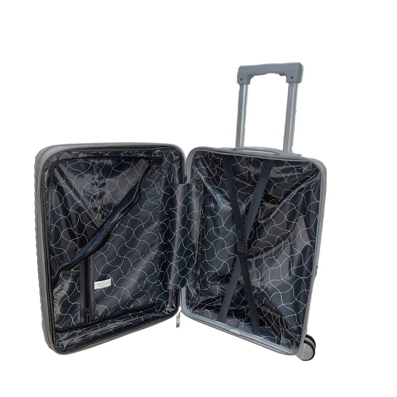 Embassy Chic Medium Trolley Case Silver