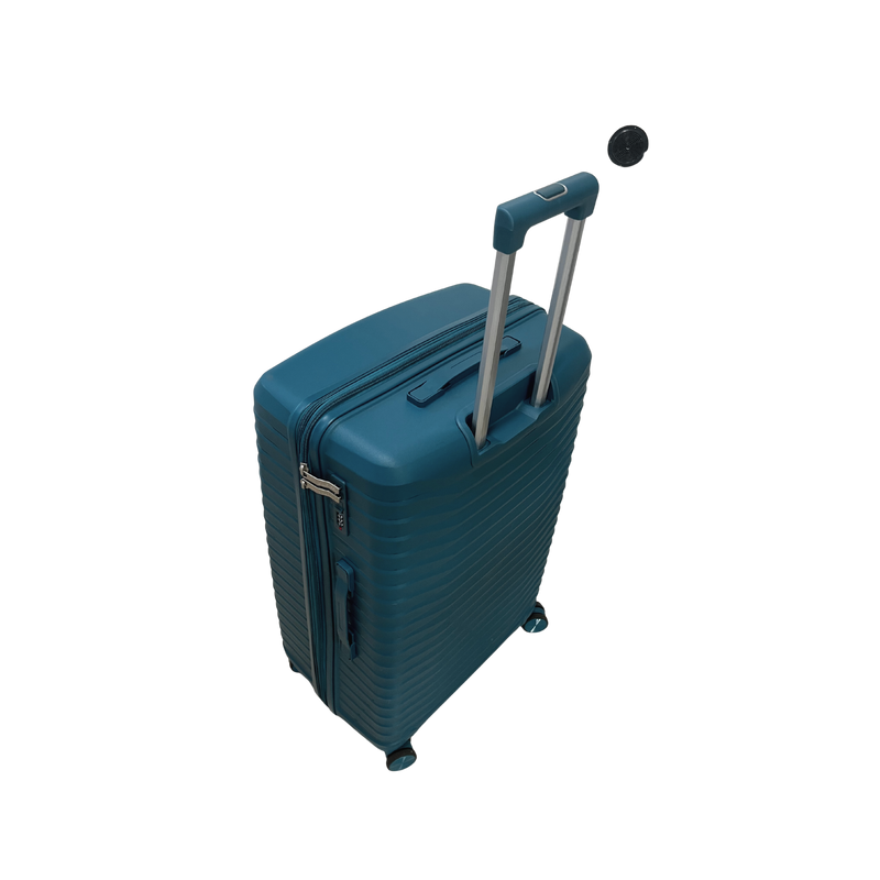 Embassy Chic Large Trolley Case Lake Blue