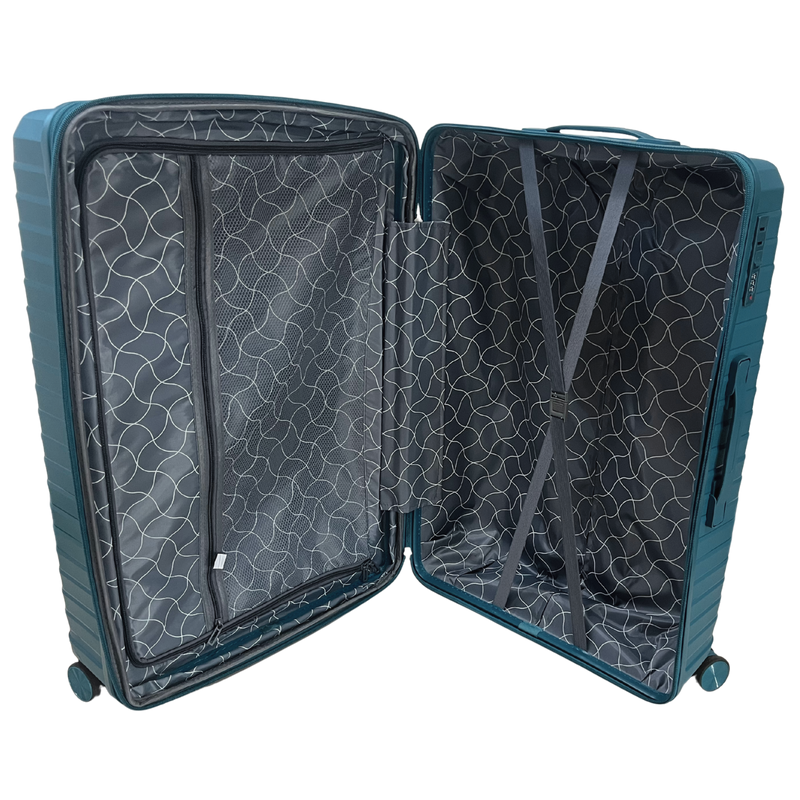 Embassy Chic Medium Trolley Case Lake Blue