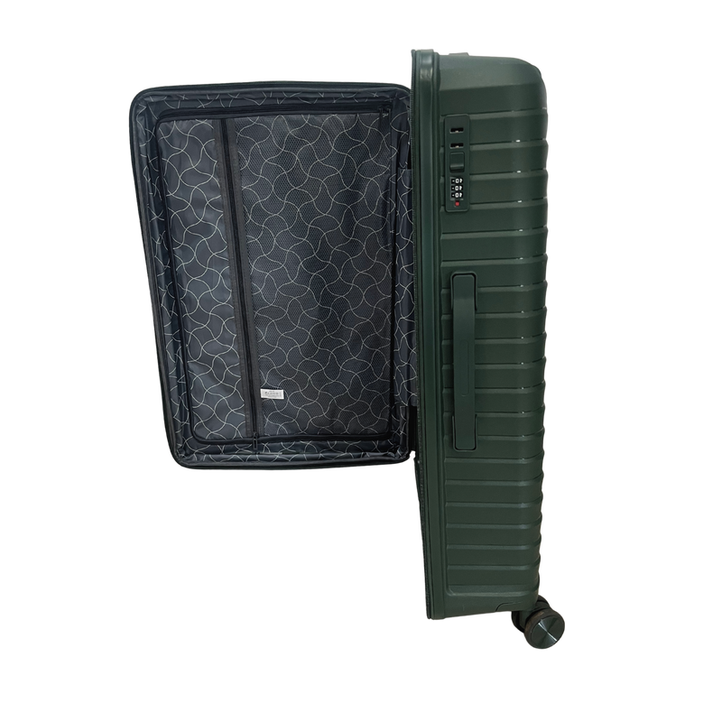 Embassy Chic Cabin Trolley Case Dark Green