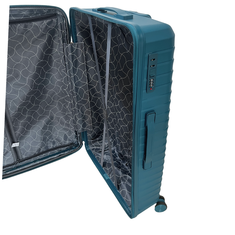 Embassy Chic Medium Trolley Case Lake Blue