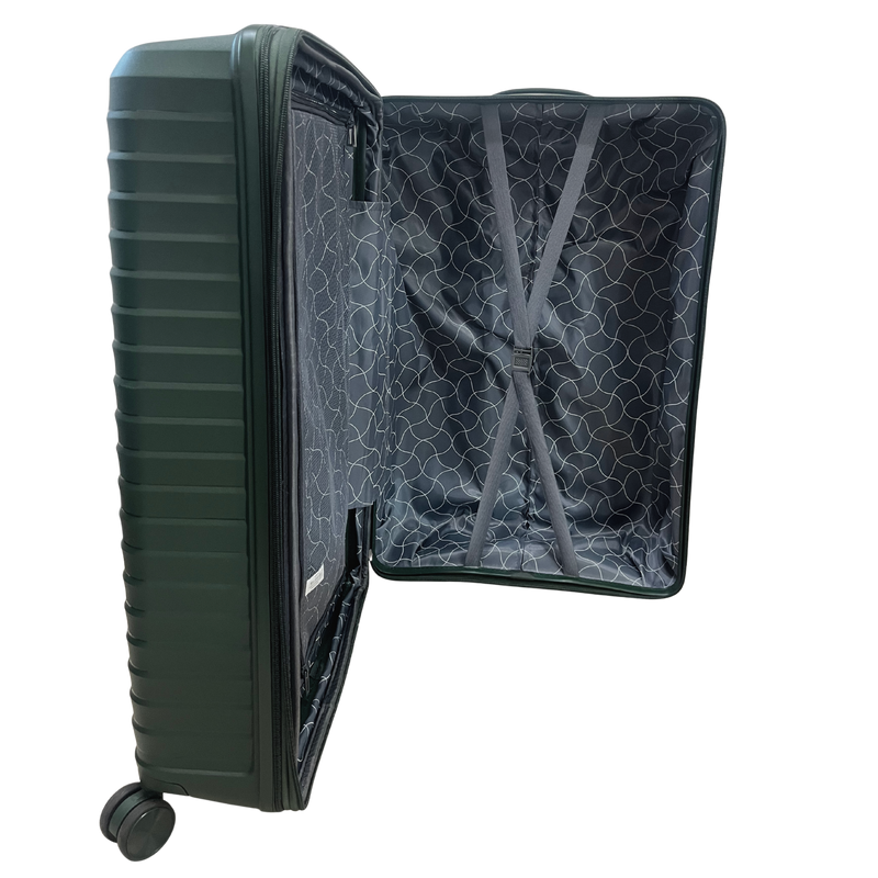Embassy Chic Cabin Trolley Case Dark Green
