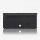 Jekyll & Hide Large Ladies Multi-Compartment Leather Purse Black