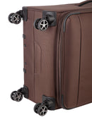 Cellini Smartcase Large 4 Wheel Trolley Case Brown