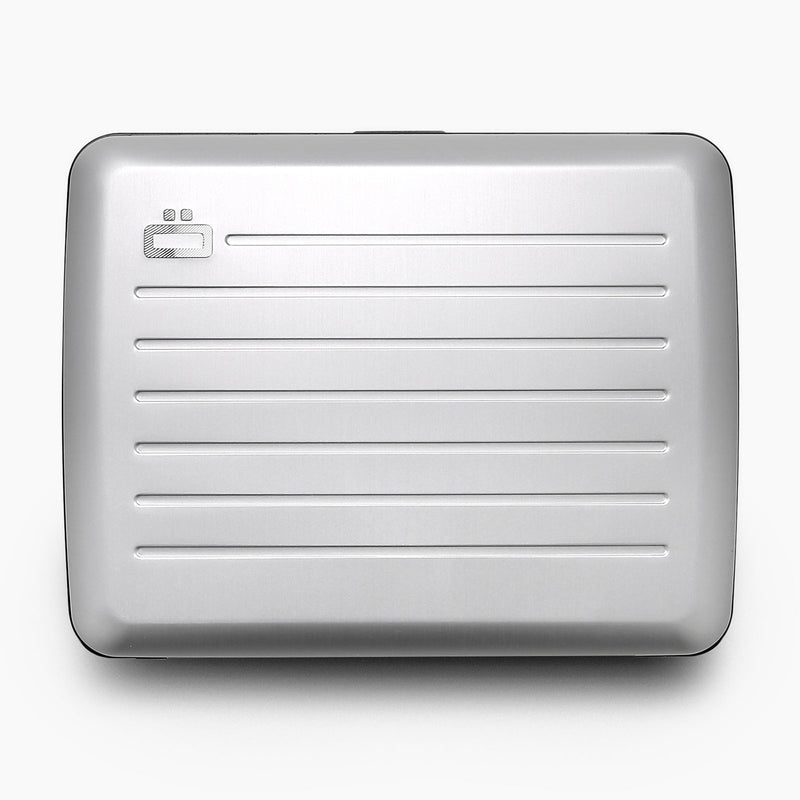 Ogon V2L Anodised Aluminium Smart Case Card Wallet Silver
