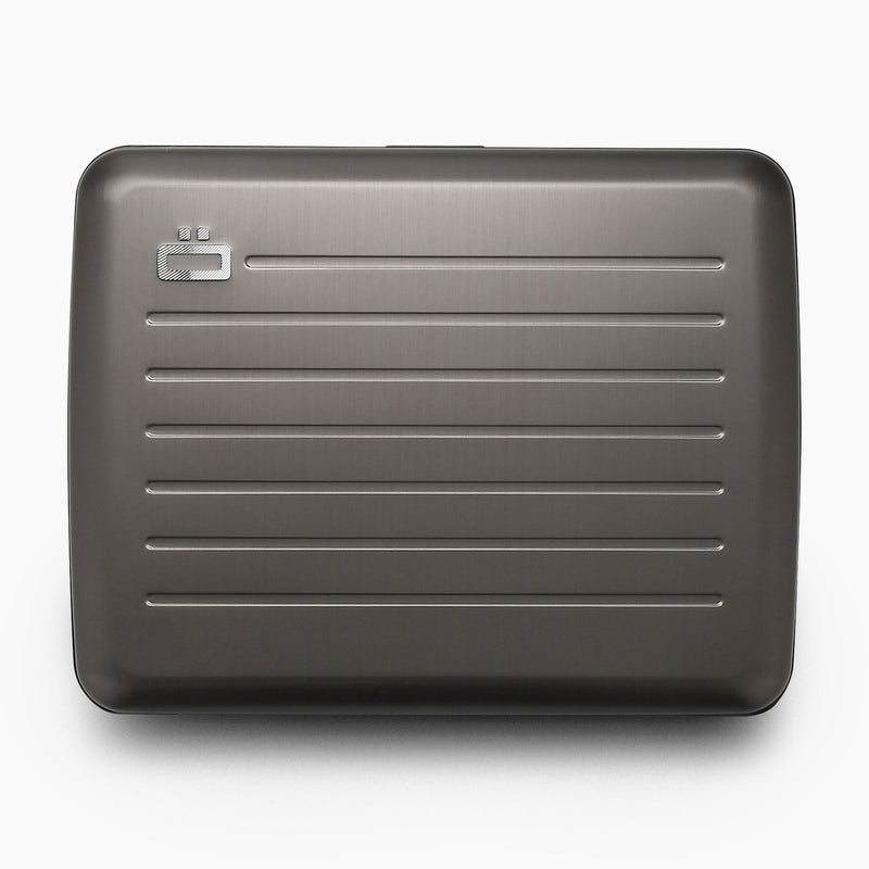 Ogon V2L Anodised Aluminium Smart Case Card Wallet Titanium