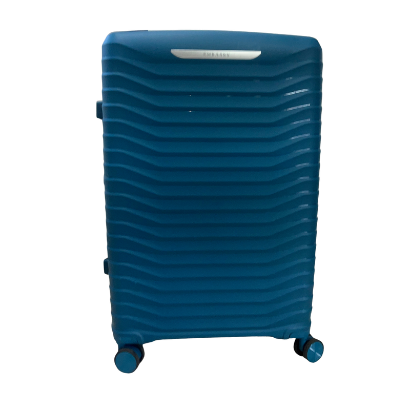 Embassy Chic Large Trolley Case Lake Blue