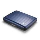 Ogon V2L Anodised Aluminium Smart Case Card Wallet Navy Blue