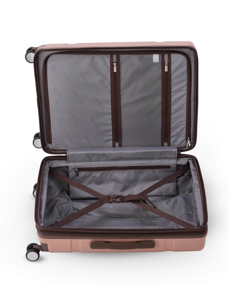 Forever New Audrey Hard Shell Carry On Trolley Case Nude