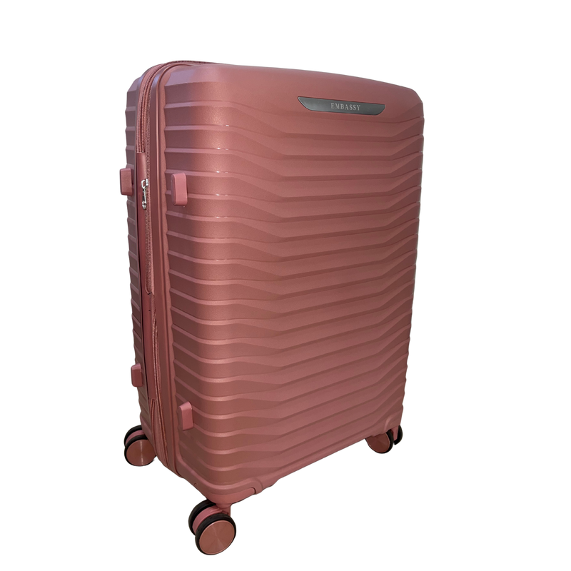Embassy Chic Large Trolley Case Rose Gold