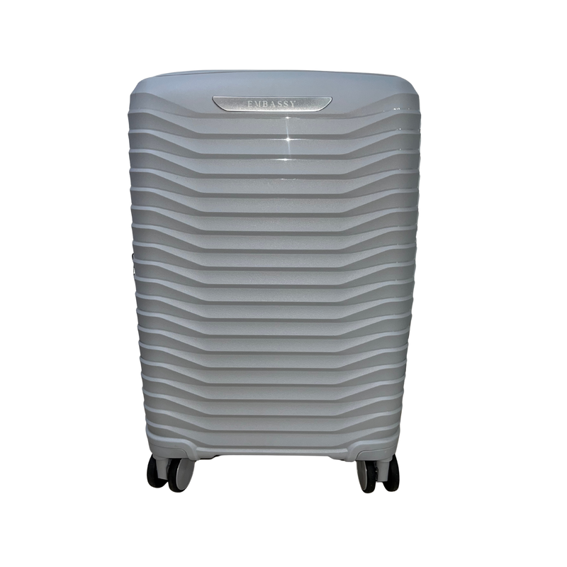 Embassy Chic Cabin Trolley Case Silver