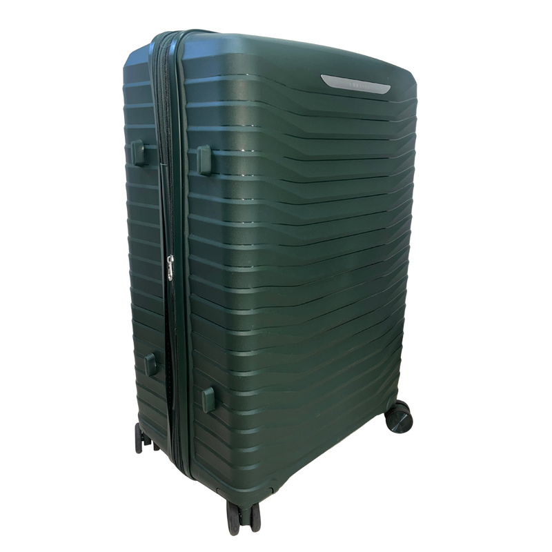 Embassy Chic Cabin Trolley Case Dark Green