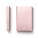 Ogon Slider Aluminium Card Holder Blush Pink