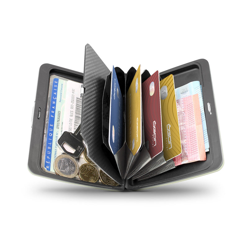 Ogon V2L Anodised Aluminium Smart Case Card Wallet Titanium
