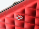 Ogon Quilted Aluminium Lady Case Card Holder Red