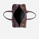 Brando Winchester Leather Duffel With Wheels Brown
