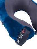 Cellini Travel Essentials Roll-Up Memory Foam Pillow Navy