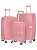 Cellini Trio 3 Piece Luggage Box Set Rose Gold