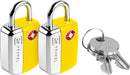 Go Travel Mini TSA Twin Pack Locks Yellow