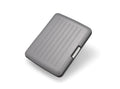 Ogon V2L Anodised Aluminium Smart Case Card Wallet Stone Grey