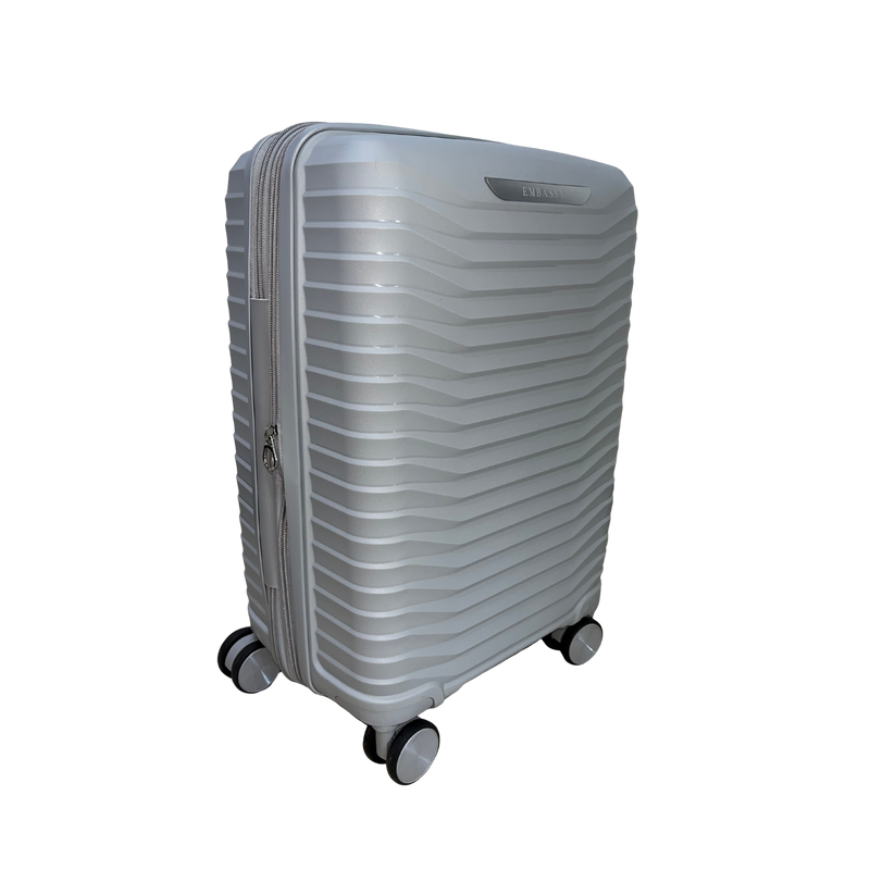 Embassy Chic Cabin Trolley Case Silver