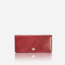 Jekyll & Hide Large Ladies Multi-Compartment Leather Purse Red