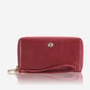 Jekyll & Hide Zulu Double Zipper Wristlet Purse Red