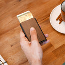 Ogon Slider Aluminium Card Holder Sequoia