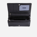 Jekyll & Hide Oxford Large Leather Concertina Purse Black