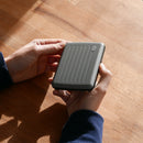 Ogon V2L Anodised Aluminium Smart Case Card Wallet Stone Grey