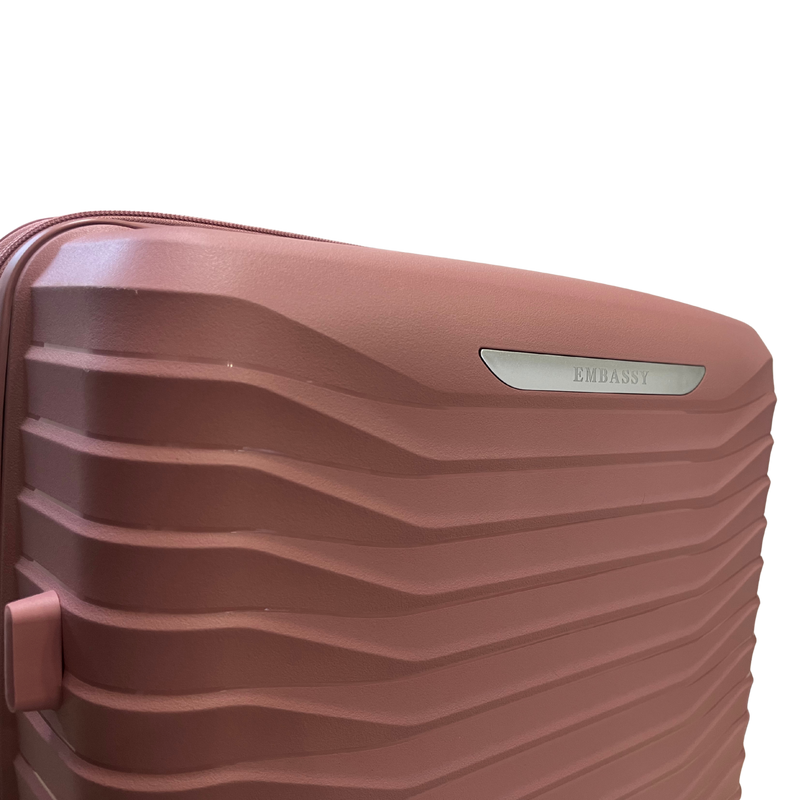 Embassy Chic Large Trolley Case Rose Gold