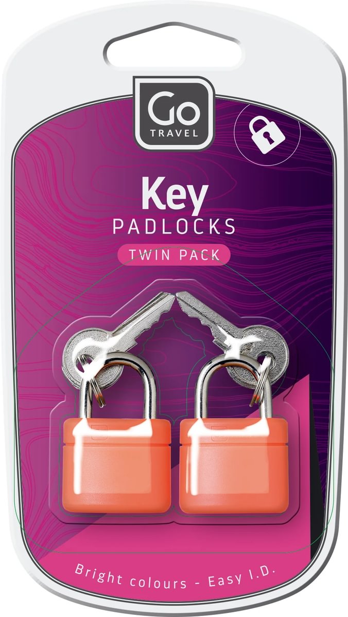 Go Travel Key Glo Padlocks