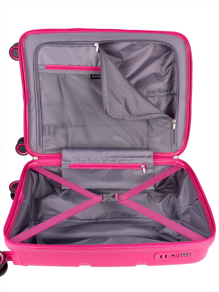 Cellini Cruze Large Trolley Case Cabaret Pink