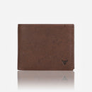 Brando Impala Multi Card, Coin & Note Leather Wallet Brown