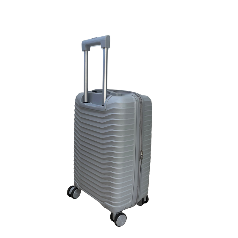 Embassy Chic Medium Trolley Case Silver