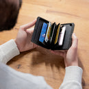 Ogon V2L Anodised Aluminium Smart Case Card Wallet Rose Gold